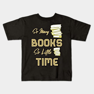 Book Lover's Design Kids T-Shirt